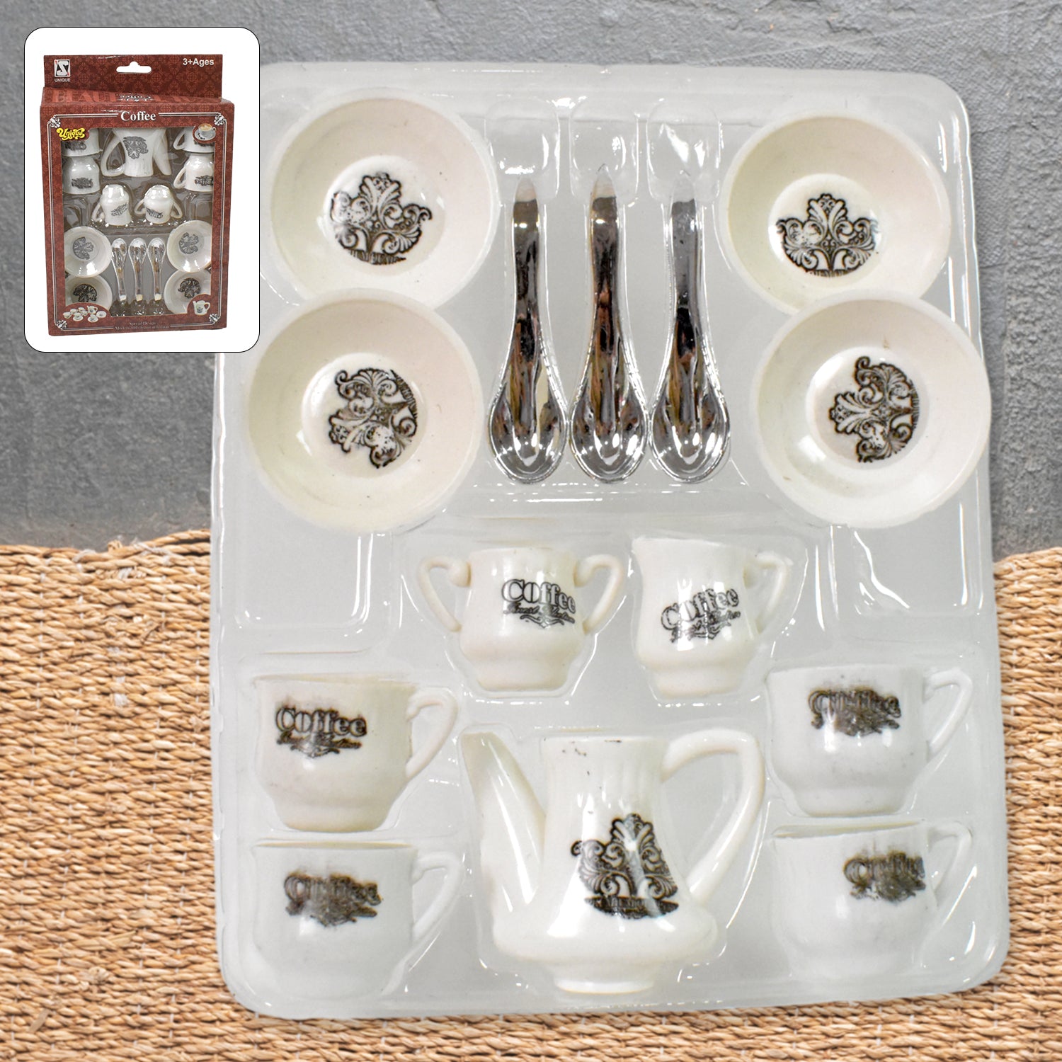 4445 Tickles Tea Toy Set  Coffee Kitchen Plastic Set Toy For Kids Boys  Girls (14 Pcs) 4445 Tickles Tea Toy Set  Coffee Kitchen Plastic Set Toy For Kids Boys  Girls (14 Pcs)